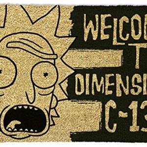 Felpudo friki de la Dimension C-137 para fans y coleccionistas de la serie Rick y Morty