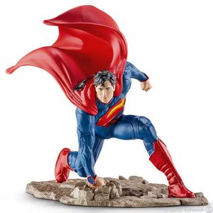 Schleich- Superman Figura friki Multicolor pintada a mano