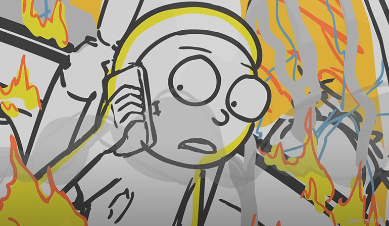 Video trailer de la nueva temporada 5 de Rick y Morty. Serie de animación friki.